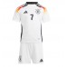 Camiseta Alemania Kai Havertz #7 Primera Equipación para niños Eurocopa 2024 manga corta (+ pantalones cortos)